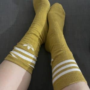Chaussettes de sport adidas jaune 💛