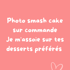 Photo smash cake