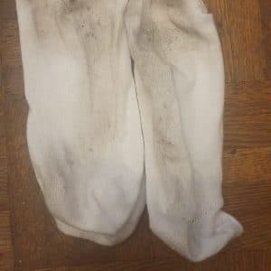Chaussettes sale et porté