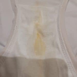 Culotte sale et lesbienne portée 2 jours 2