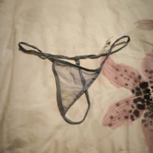 Masturbated in blue candy