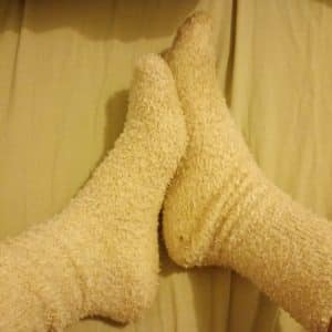 Chausette femme pu les pieds couleur rose a paillettes