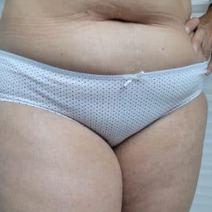 Ma culotte blanche à pois