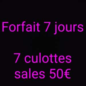 7 culottes sales !