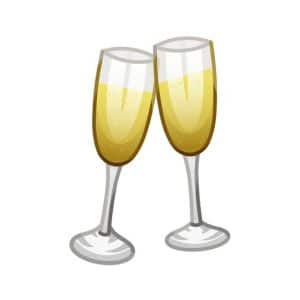 Dessous au champagne doré