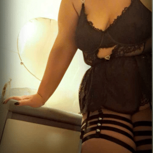 Photo en lingerie dentelle noir