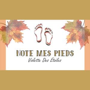 💌👣 Note mes pieds 👣💌