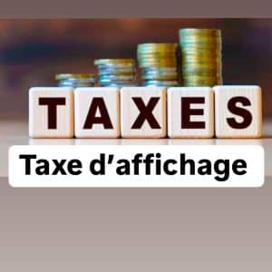 Taxe d'affichage