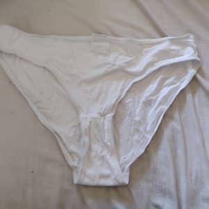 LA culotte coton blanche
