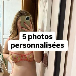 5 Photos personnalisé