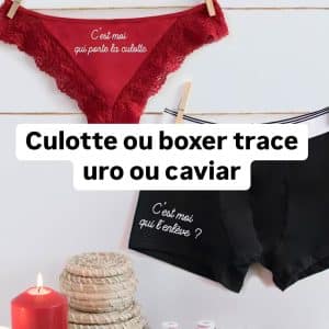 Culotte spécial. caviar ou champagne