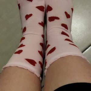 Chaussettes ❤️ portées une semaine