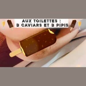 Aux 𝗧𝗢𝗜𝗟𝗘𝗧𝗧𝗘𝗦 : 3 caviars & 3 pipis 🍫🍾