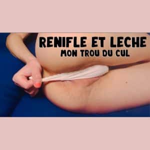 Renifle et lèche mon 𝗧𝗥𝗢𝗨 𝗗𝗨 𝗖𝗨𝗟 🍑👅
