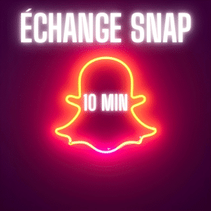 Échange snapchat 10 min