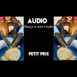 𝗣𝗘𝗧𝗜𝗧 𝗣𝗥𝗜𝗫 : 𝗔𝗨𝗗𝗜𝗢 pour soumis, je te remet à ta place 🎧😈