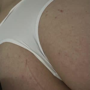 VENDU String blanc lycra porté avec soin…