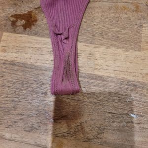 Culotte sale portée 2 jours sans douche !