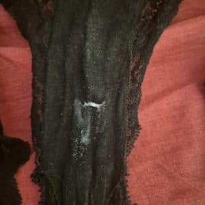 Tanga dentelle noir