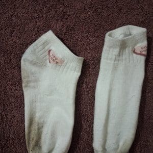Chaussettes blanches 10 jours