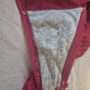 Dentelle satin rouge