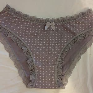 Culotte mauve a points (réservé)