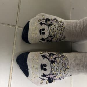 Chaussettes portées