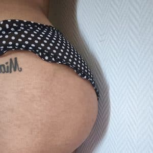 Tanga froufrou porté 48h+clichés offerts📸