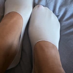 Chaussettes basses grises