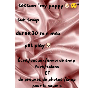 Session virtuel "My puppy 🐶🔥"