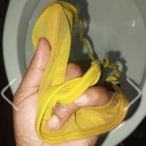 Slip Jaune Pissé Après 1 Semaine 🔥 – Douche Chaude Avec Ma Pisse Dorée 💦