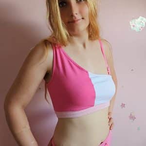 💖 Pack Rose – Pantalon + brassière + soutien-gorge + string assorti 💖