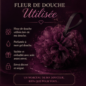 Fleur de douche utilisée