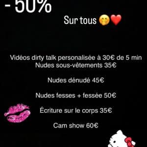 Prestations personnalisées 👻💕