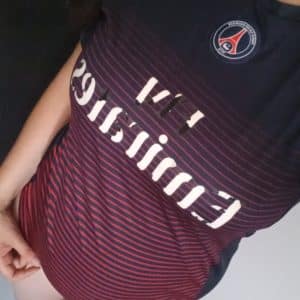 Mon vieux t-shirt du psg pour dormir