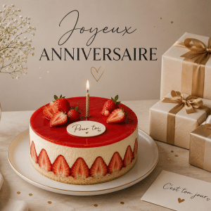 Petit cadeaux pour mon anniversaire en juillet