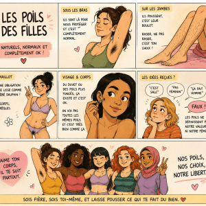 Découverte de mes poils (pack 3 photos)