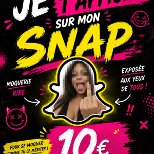 Je t'affiche sur mon Snapchat 👻