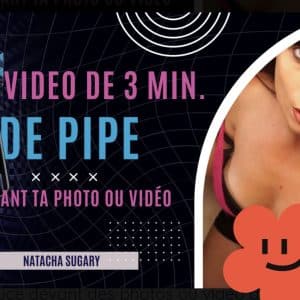 je le suce devant des photos ou vidéo de ta queue