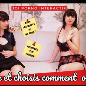 🔥 JOI Porno Interactif : Choisis comment on jouit 🔥