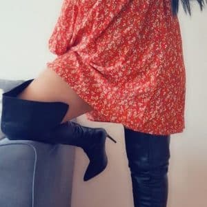 🌹 Ma petite robe rouge fleurie 🌹
