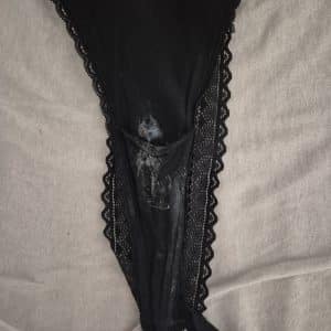 String noir coton