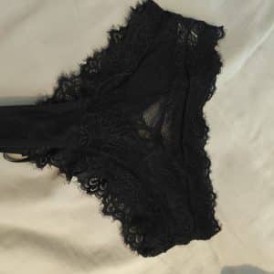 Shorty taille haute à lacets