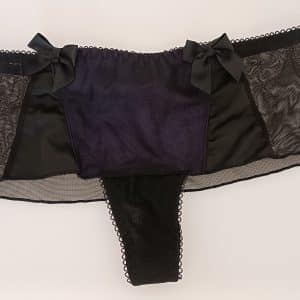 Boxer string noir & et en dentelle – T. 40/42