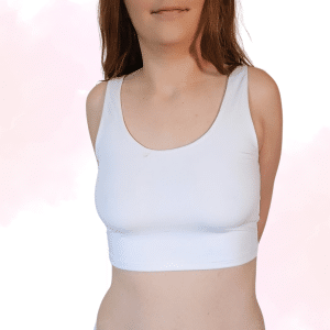 🤍 Ensemble homewear minimaliste blanc : Brassière & Shorty 🤍