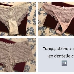 đ Mes string / Tanga portĂ© + photo đ·