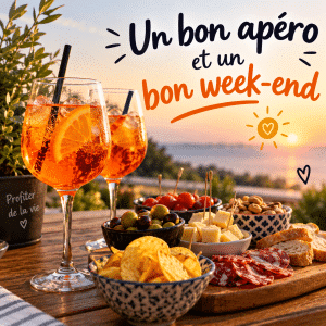 🍹 À la vôtre et bon week-end !