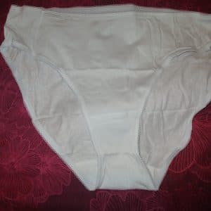 culotte blanche coton taille 42 portée 3 jours ou plus