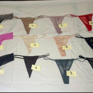 Strings tangas ou culottes portés 2 jours
